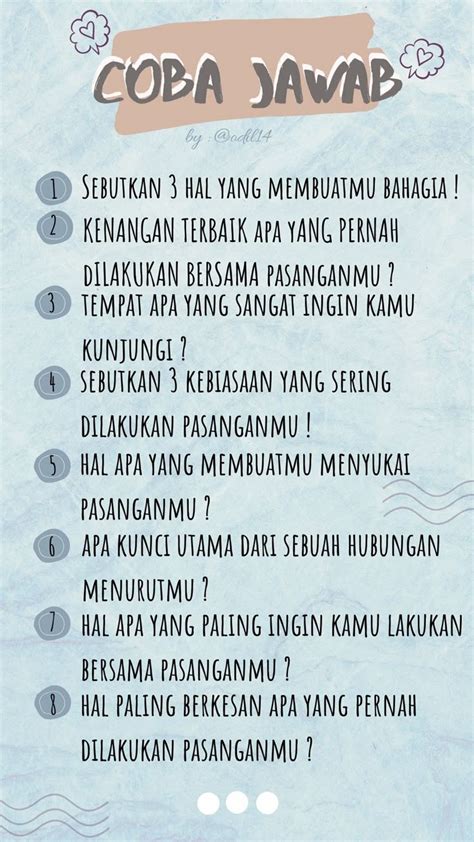 PERTANYAAN UNTUK PACAR saksikan focused atau versi mini sizzling simak dialog intim romantis image 2